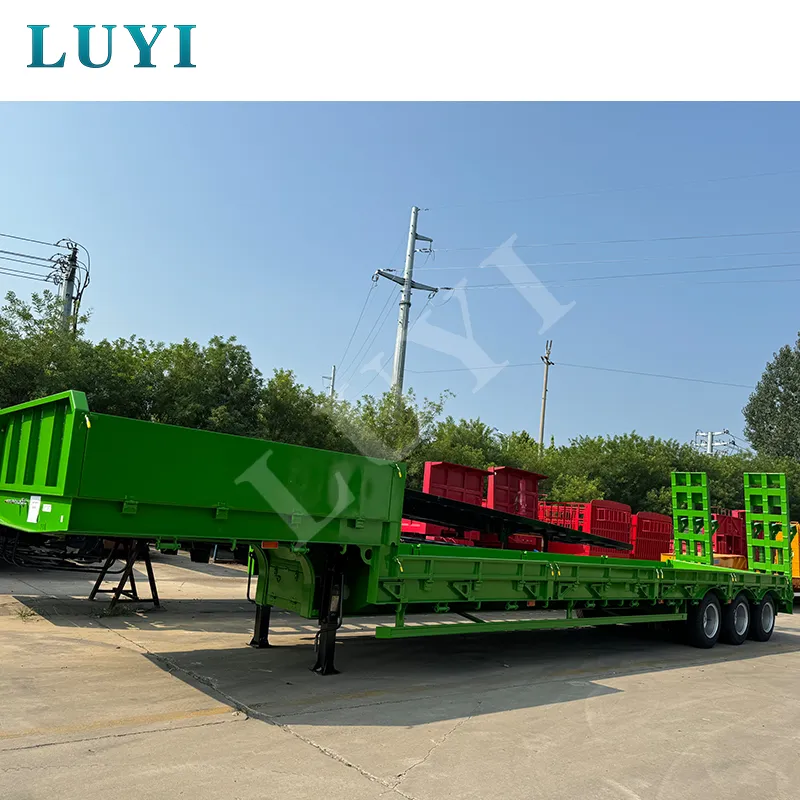 3-एक्सल लो बेड सेमी-ट्रेलर