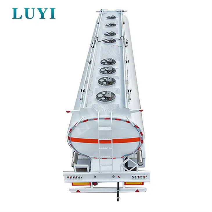 नया 3 एक्सल कार्बन स्टील टैंक ट्रेलर